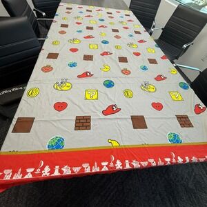 Nintendo Super Mario Odyssey Twin Flat Sheet Cappy Power Moon Gray Bedding